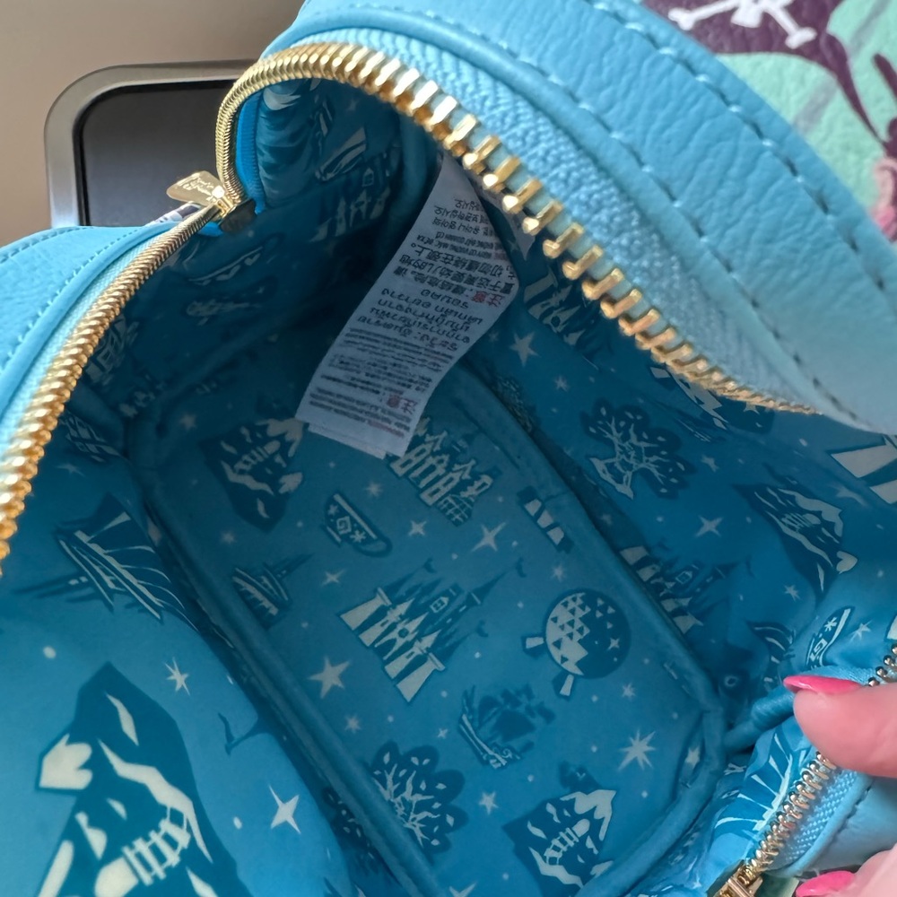 Disney “Play in the Park” merch Loungefly Backpack - Teal - Picture 6 of 7